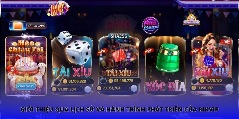 Giới thiệu qua lịch sử và hành trình phát triển của Rikvip